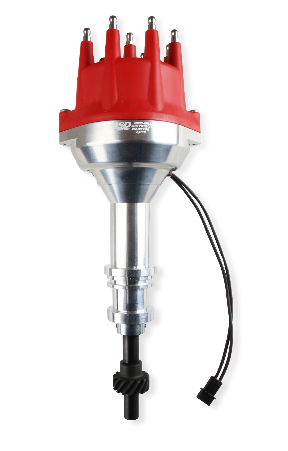 MSD Distributor, Ford 351W, Billet, Small Cap, Steel Gear - 85786