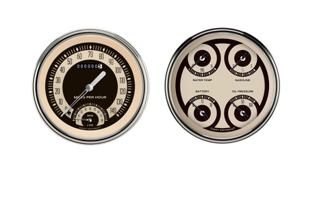 Classic Instruments Nostalgia VT Series Two Gauge Set - NT62SLC