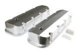 Mr Gasket Fabricated Aluminum Valve Covers with Breather Holes - Short Bolt - 6830G