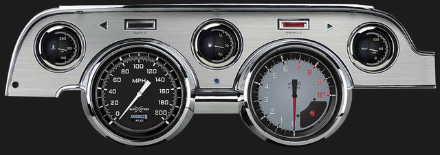 Classic Instruments AutoCross Gray 1967-68 Mustang - MU67DAXGBA
