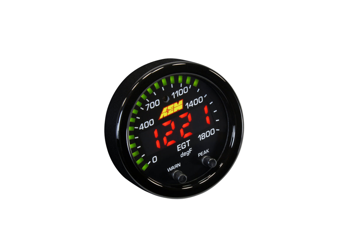 AEM X-Series EGT Gauge Kit - 30-0305
