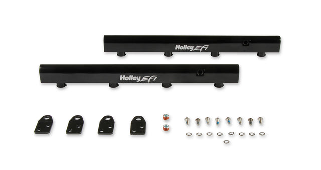 Holley 534-283 Hi-Flow Billet Fuel Rails for Coyote Engines