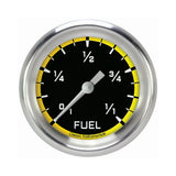 Classic Instruments Autocross Yellow 2-5/8" Fuel Level Gauge - AX309YAPF