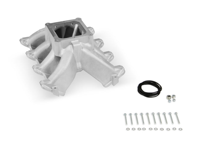 Holley 300-295 Single Plane 4500 Carbureted Split-Design Race Intake Manifold - GM LS1/LS2/LS6