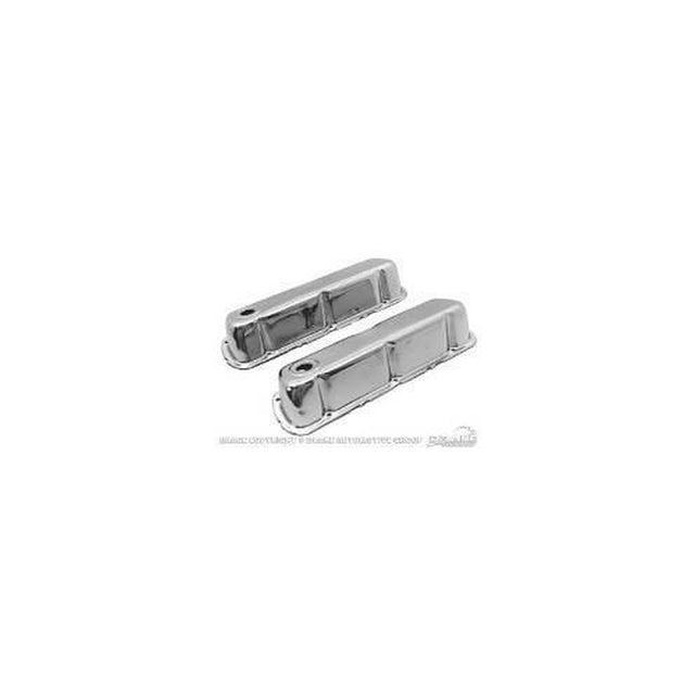 Scott Drake Chrome Valve Covers (390, 427, 428) - C7ZZ-6A582-C