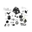 Holley 20-310BK Godzilla High-Mount Accessory Drive - OE Oiling System - Complete Kit - Black