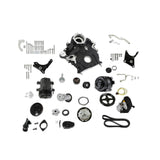 Holley Godzilla High-Mount Accessory Drive OE Oiling System Complete Kit Black - 20-310BK