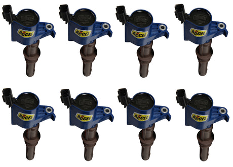 ACCEL Ignition Coil - SuperCoil - 2008-2014 Ford 4.6L/5.4L/6.8L 3-valve, Blue, 8-Pack - 140033EB-8