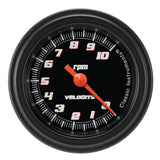 Classic Instruments Velocity Black 2-1/8" Tachometer Gauge - VS183BBLF