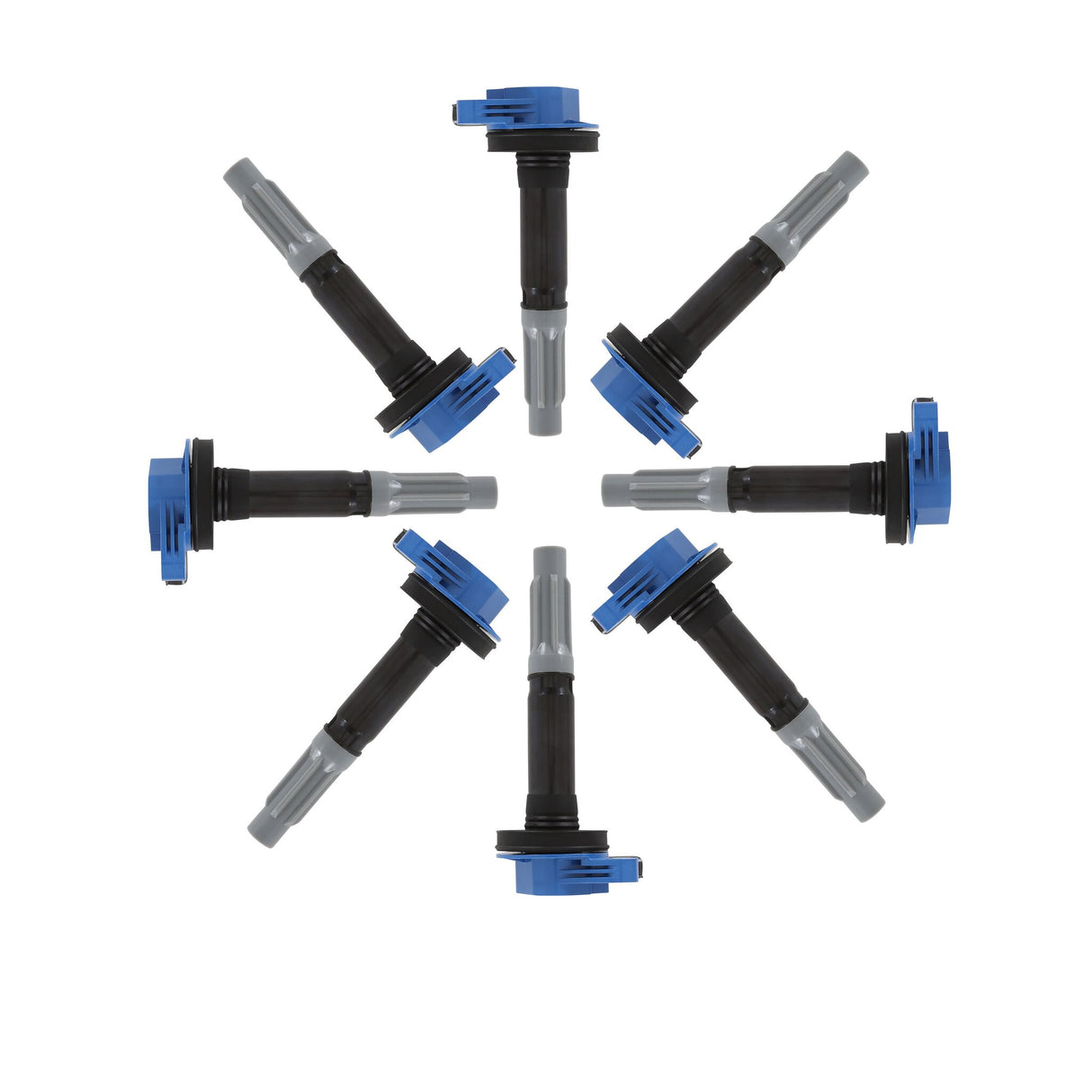 ACCEL Ignition Coils Super Coil Series 2011-2016 Ford 5.0L Coyote, Blue, 8-Pack - 140060B-8