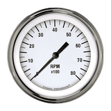 Classic Instruments White Hot 3 3/8" Tachometer - WH80SLF