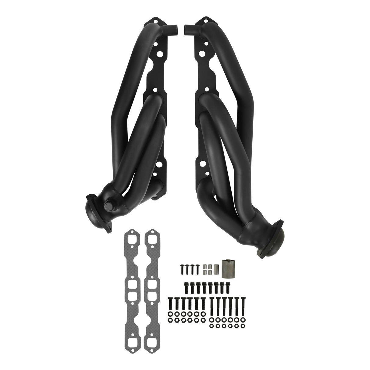Flowtech Shorty Headers - Black Painted - 91831FLT
