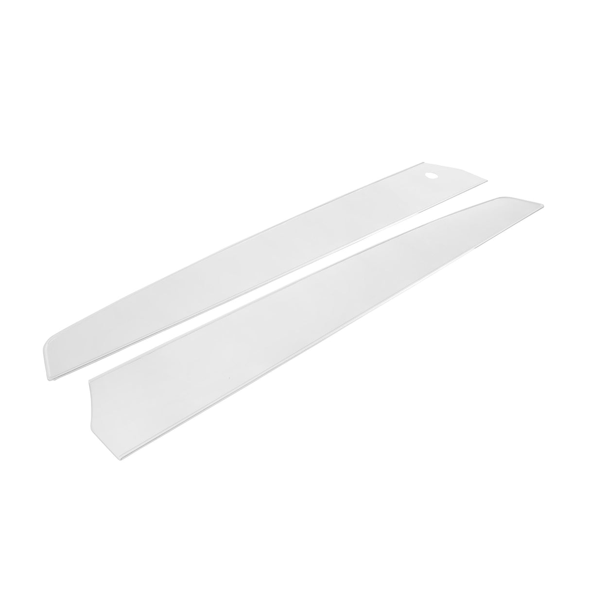 Scott Drake Deluxe Door Panel Inserts Brushed Aluminum - C7ZZ-65237A22-3