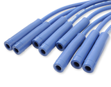 ACCEL Spark Plug Wire Set - 8mm - Universal - Blue Wire with Blue Straight Boots - 5040B