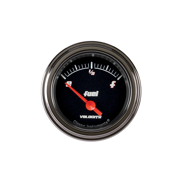 Classic Instruments VELOCITY BLACK 2IN FUEL 240-33 - VS09BSLC
