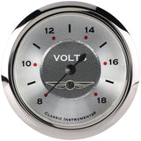 Classic Instruments All American 2 5/8" Voltage Gauge - AW330SRC