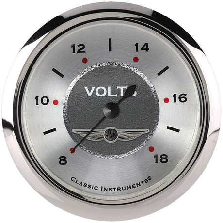 Classic Instruments All American 2 5/8" Voltage Gauge - AW330SRC