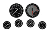 Classic Instruments AutoCross Gray Six Gauge Set 351 - AX351GBLF