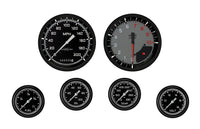 Classic Instruments AutoCross Gray Six Gauge Set - AX351GBLF