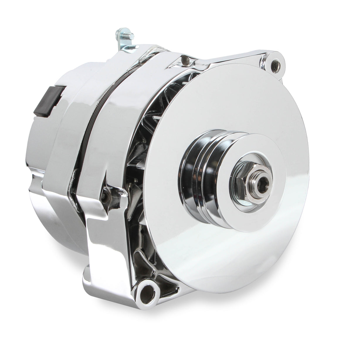 Mr Gasket 1-Wire Alternator - 140 Amp - Chrome Finish - 51203CG
