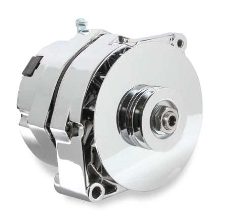 Mr Gasket 1-Wire Alternator - 140 Amp - Chrome Finish - 51203CG