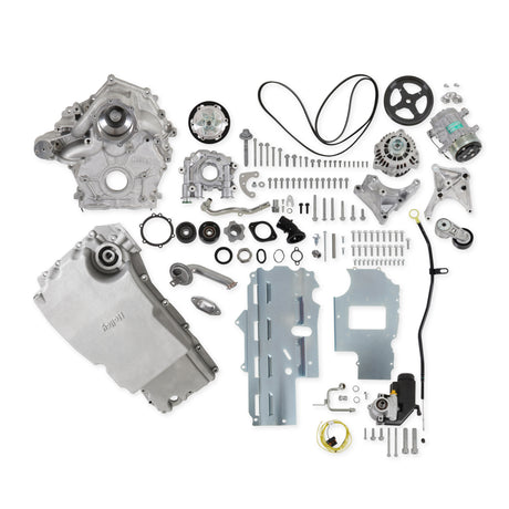Holley Godzilla High-Mount Accessory Drive - F100 Swap - Complete - Natural - 20-345