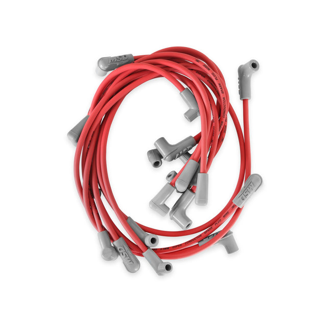 MSD SB Chevy Super Conductor Spark Plug Wire Set for use with pn 8541 Crab Cap - 30479