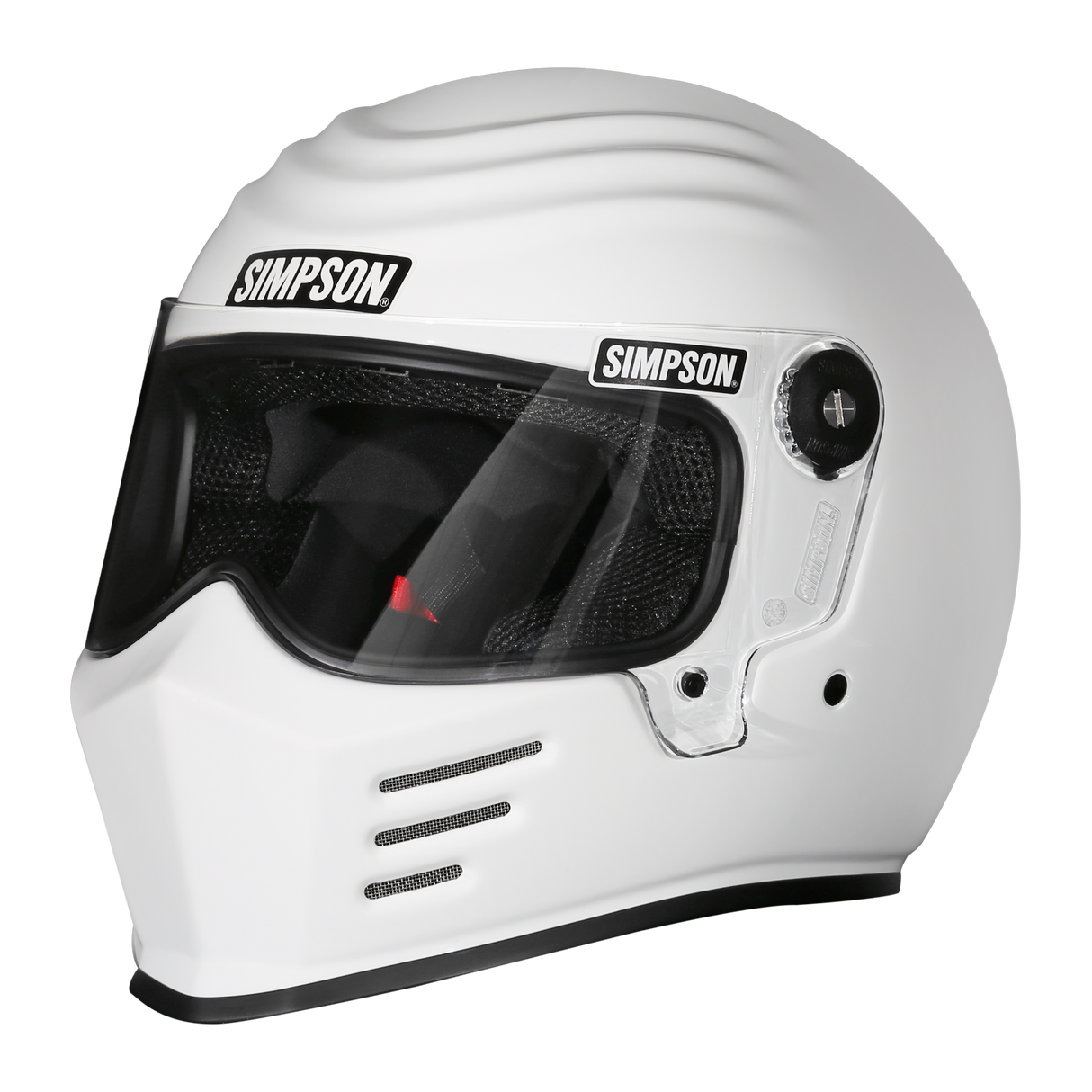 Simpson Motorcycle Outlaw Bandit 3.0 Helmet - White LG - OB31LG
