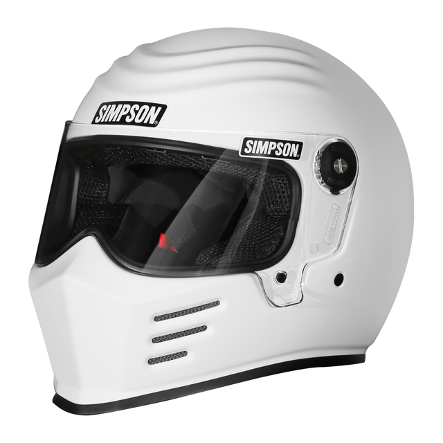 Simpson Motorcycle Outlaw Bandit 3.0 Helmet - White SM - OB31SM