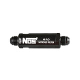 NOS In-Line Hi-Flow Nitrous Filter, 8AN - Black - 15559NOS