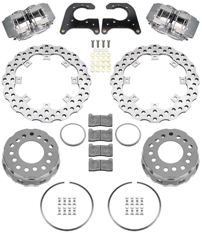 Wilwood XRD SA Scalloped Lug Drive Dynamic Rear Drag Brake Kit - WB140-17875-D