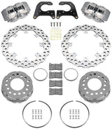 Wilwood XRD SA Scalloped Lug Drive Dynamic Rear Drag Brake Kit - WB140-17875-D
