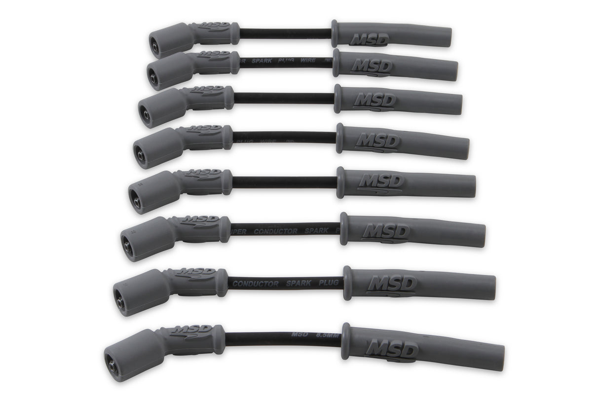 MSD Wire Set, Black SC, GM LS1, Commodore, Vette, Camaro, '97-on - 32813