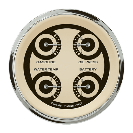 Classic Instruments Nostalgia VT 3 3/8" Quad - NT79SHC