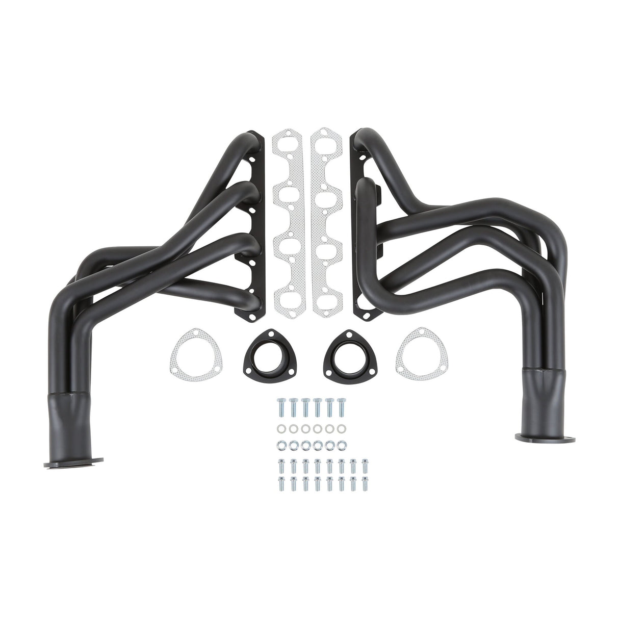 Flowtech Long Tube Header - Black Paint - 12500FLT