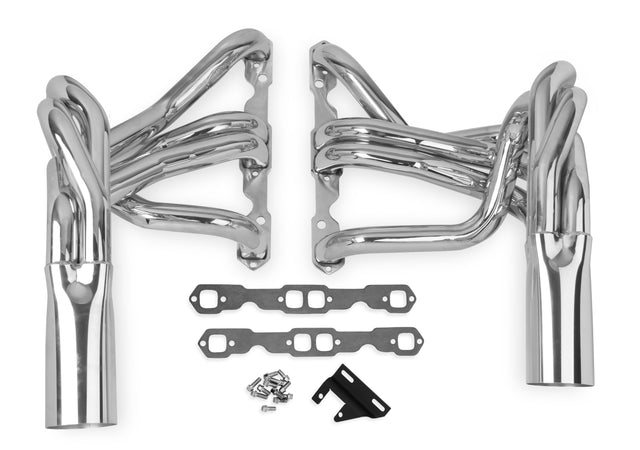 Hooker Super Competition Long Tube Headers - Polished Stainless - 2224-3HKR
