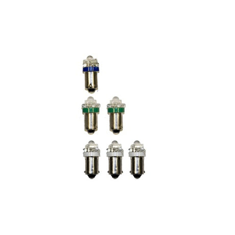 Scott Drake LED Bulb Instrument Cluster Kit, White - C6TZ-LED-GA-WT