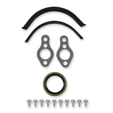 Mr Gasket 2 Piece Quick Change Timing Cover - Chrome - 1099