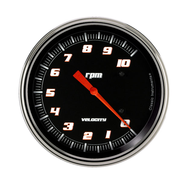 Classic Instruments VELOCITY BLACK 5IN TACH 10K - VS71BSLC