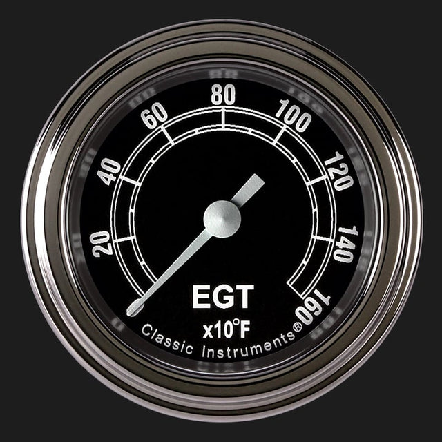 Classic Instruments Traditional 2 1/8" Exhaust Gas Temp. Gauge - TR198SLF