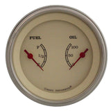 Classic Instruments Vintage 3" Dual - Fuel & Oil - VT72SLC