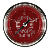 Classic Instruments V8 Red Steelie 2-1/8" Transmission Temperature Gauge - V8RS127SHC