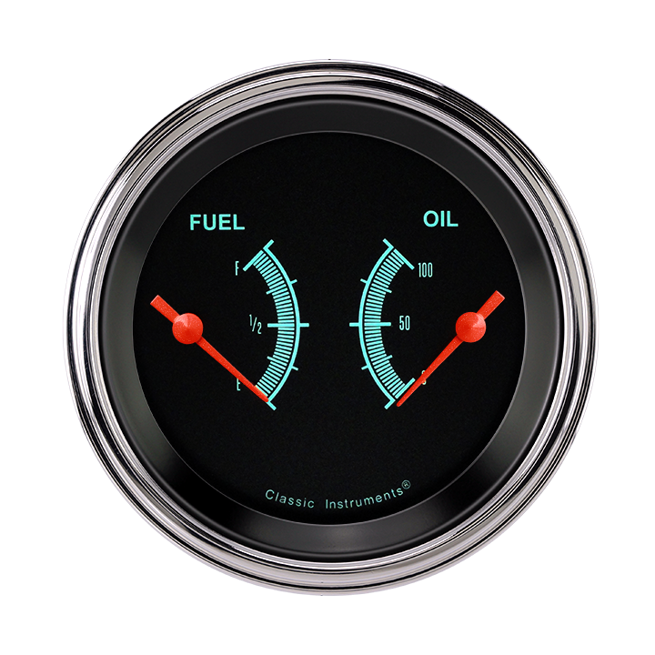 Classic Instruments G STOCK 3IN DUAL - FUEL & OIL - GS72SLC