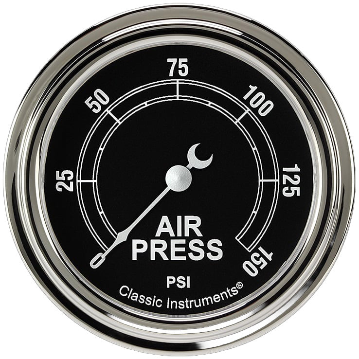 Classic Instruments Traditional 2-5/8" Air Pressure Gauge - TR318SLF