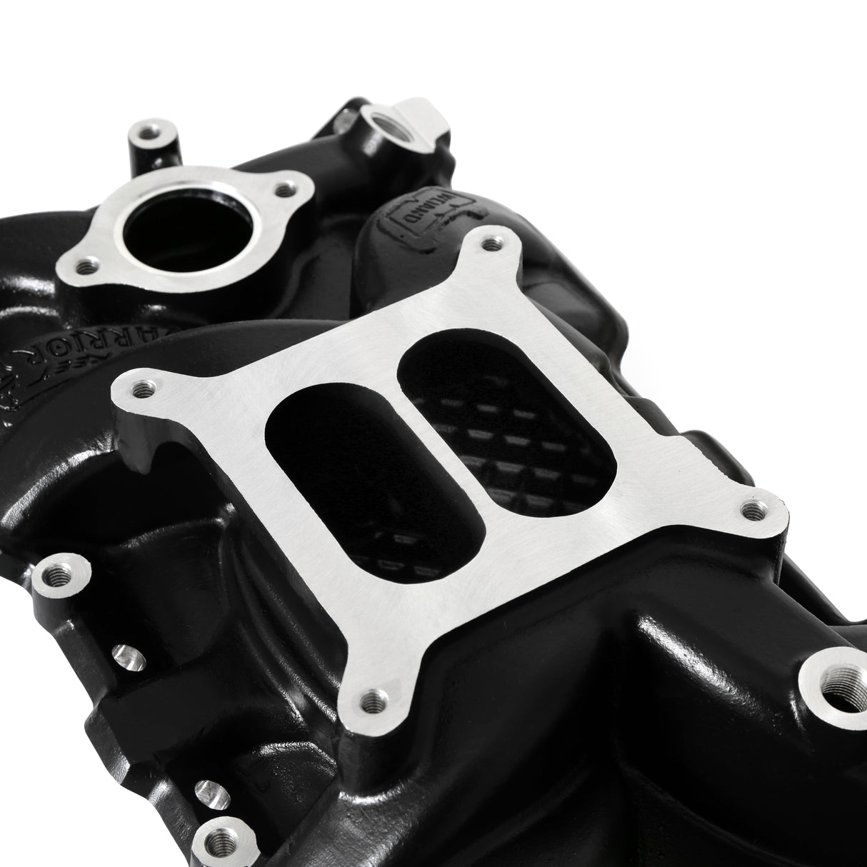 Weiand Street Warrior Intake - Chevy Small Block V8 - Black Ceramic - 8120BK