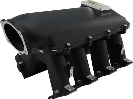 Aeroflow GM LS Cathedral Port Hi Rise EFI Modular Intake Manifold, Black Finish - AF6263-5001 AF6263-5001