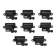 MSD Ignition Coil - Blaster Series - L-Series Truck Engine - Black - 8-Pack - 826483