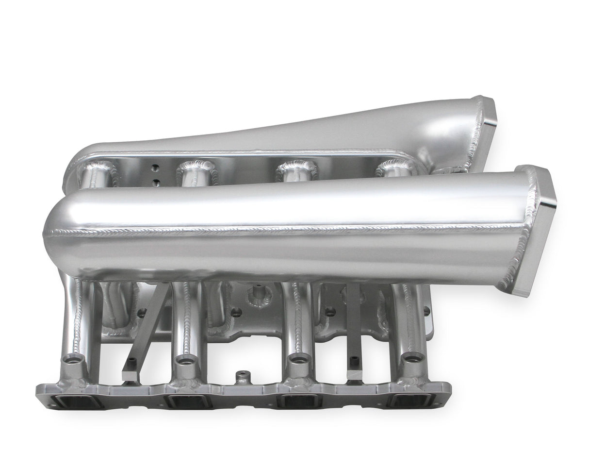 Holley 822201 Sniper EFI Fabricated Intake Manifold Dual Plenum 92mm LS3/L92, Rail Kit - Slvr