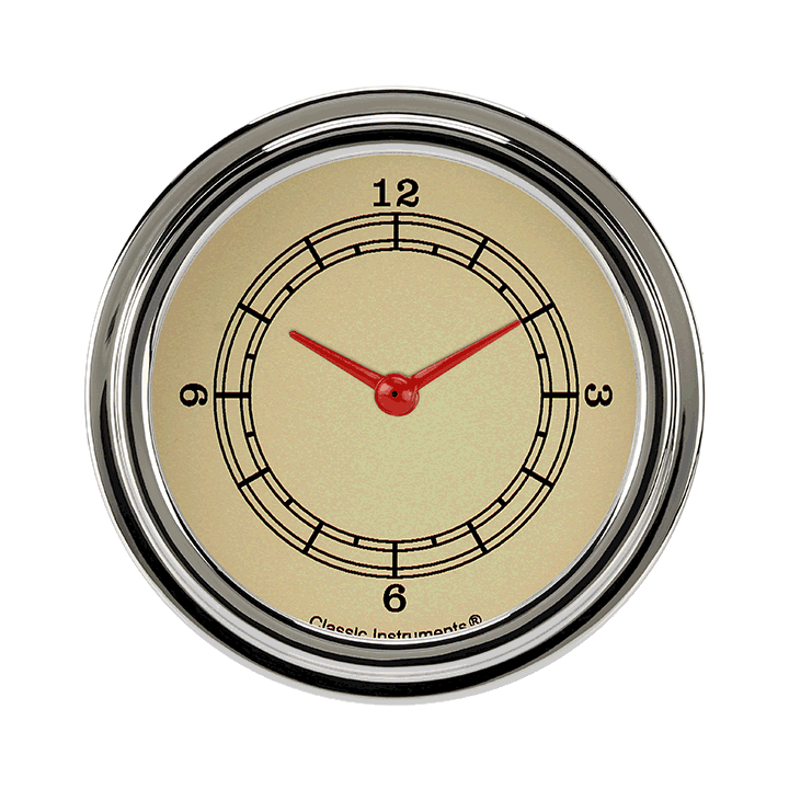 Classic Instruments Vintage 2 5/8" Clock - VT92SLF
