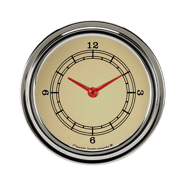 Classic Instruments Vintage 2 5/8" Clock - VT92SLF